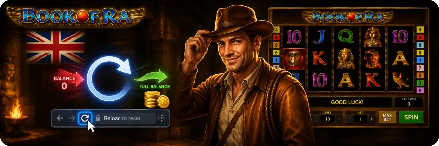 Reset Your Book of Ra Demo Balance